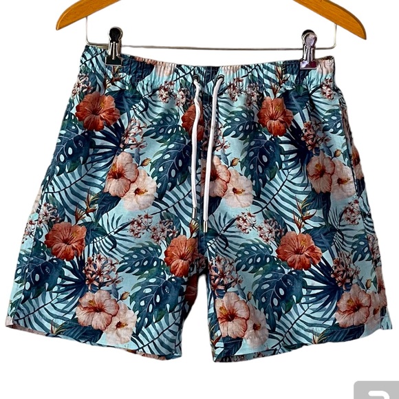 Franks Maui Sky Swim Trunks Size Large - Picture 2 of 12